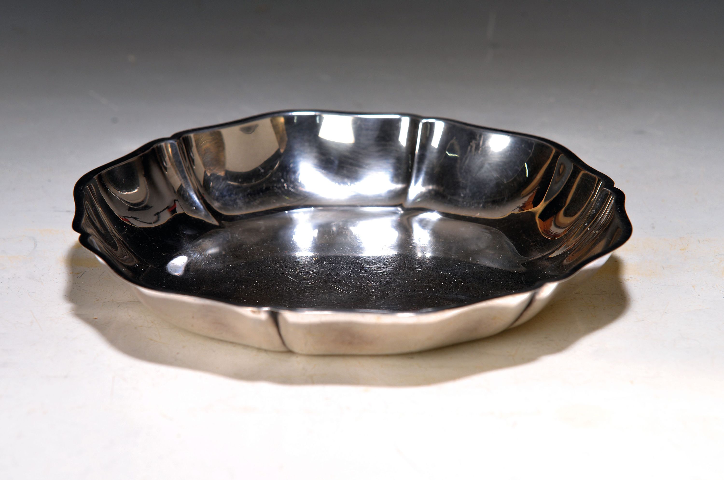 Image 27061070 - Achtpassige Silberschale, Wilkens, um 1900, 800er Silber, ca. 200 g, D. 20 cm