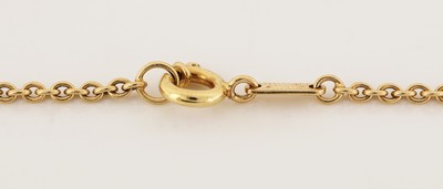 27061033d - 18 kt Gold Opal-Anhänger, GG 750/000, Oberfläche strukt., Boulderopal mit schönem ...