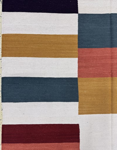 27061047c - Ghaschgai Kelim, Persien, Ende 20.Jhd, Wolle auf Baumwolle, ca. 302 x 190 cm, ...