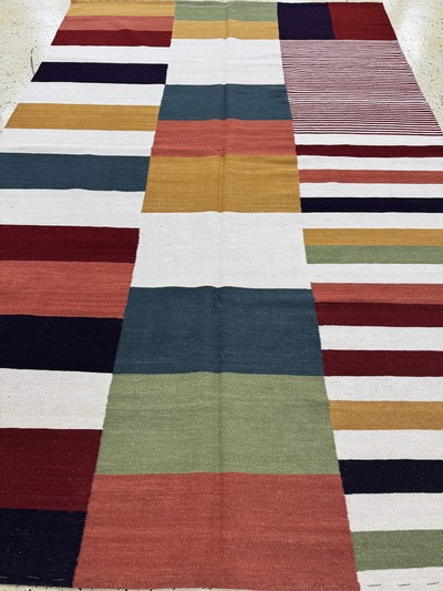 27061047g - Ghaschgai Kelim, Persien, Ende 20.Jhd, Wolle auf Baumwolle, ca. 302 x 190 cm, ...