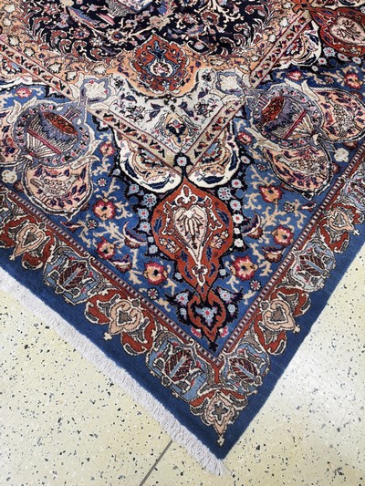 27061054i - Kaschmar, Persien, Mitte 20.Jhd, Wolle auf Baumwolle, ca. 390 x 295 cm, EHZ:(nahezu ...