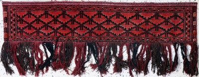 Image Ersari Torba, Afghanistan, Mitte 20.Jhd, Wolle auf Wolle, ca. 180 x 66 cm, EHZ: 2 ...