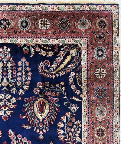 27061057e - Sarogh´Mohajeran´fein, Indien, Mitte 20.Jhd, Korkwolle auf Baumwolle, ca. 244 x 170cm, ...