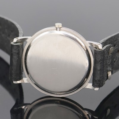 27061222e - PIAGET seltene Armbanduhr in Stahl Referenz 10821, Schweiz 1960er Jahre, 3-teil. Geh., ...