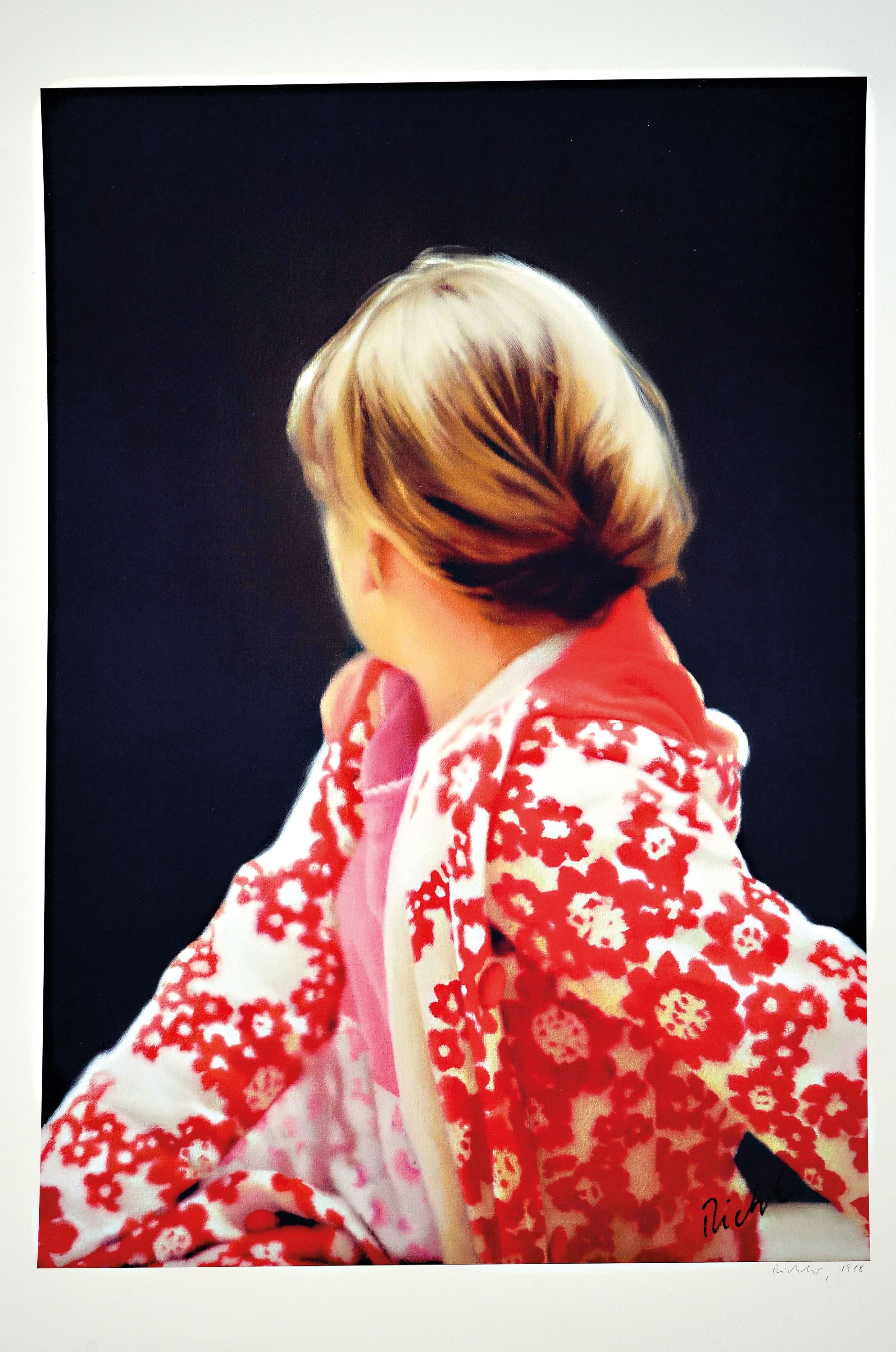 Detail k: Gerhard Richter, geb. 1932, "Betty", Offsetdruck, rechts unten handsign., dat. 1988, ca. 78x60 cm