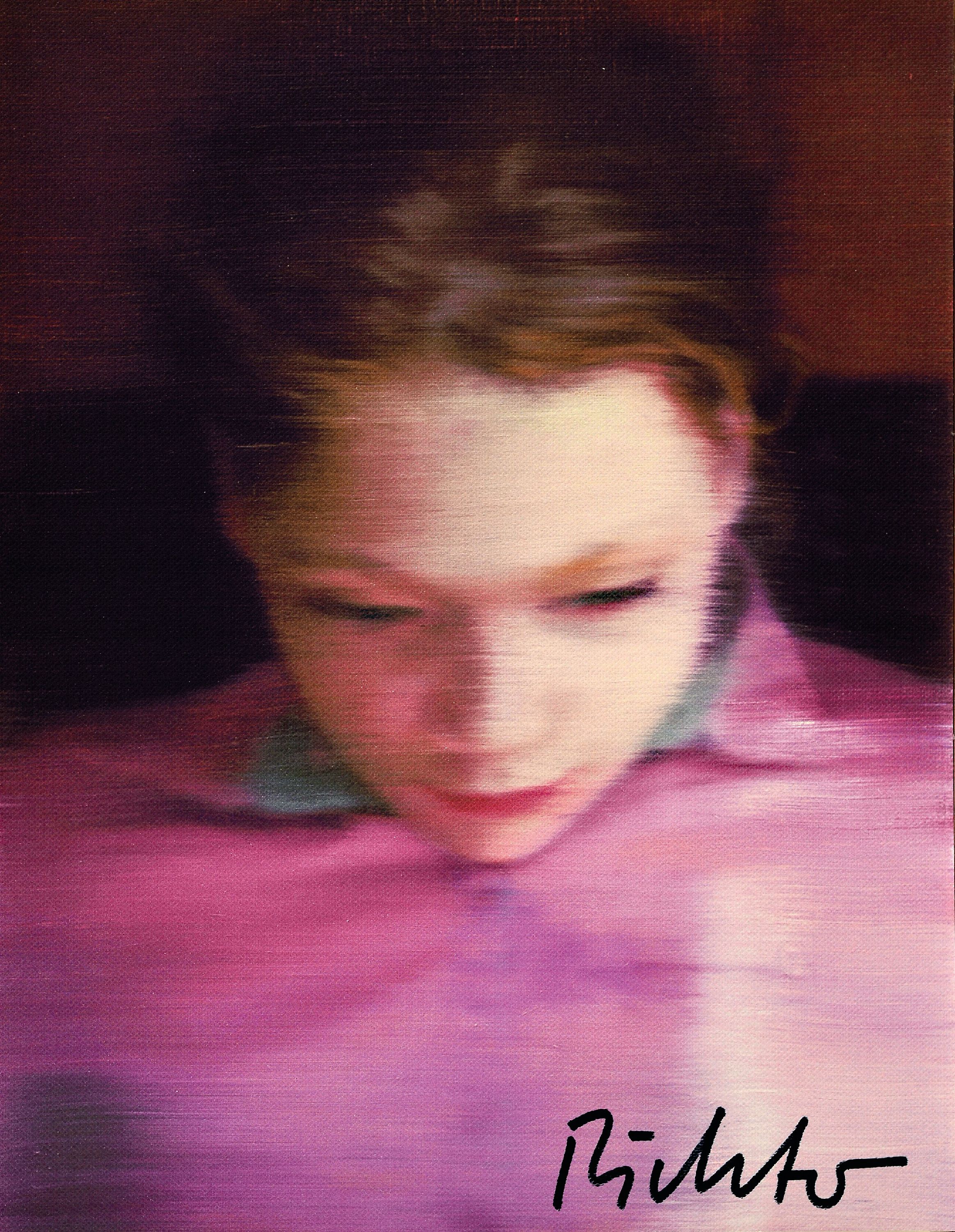 Image 27061491 - Gerhard Richter, geb. 1932, Offset-Druck, ´Ella´, rechts unten handsign., ca. 26x20 cm