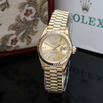 27061413a - ROLEX Damenarmbanduhr Oyster Perpetual Datejust Referenz 69178, Automatik, LC 100, ...