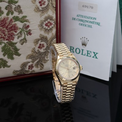 27061413c - ROLEX Damenarmbanduhr Oyster Perpetual Datejust Referenz 69178, Automatik, LC 100, ...