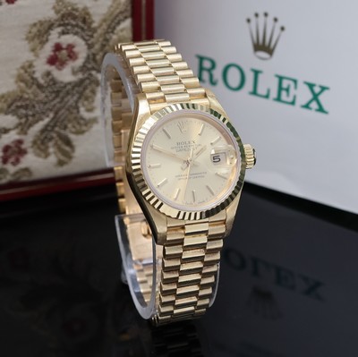 27061413d - ROLEX Damenarmbanduhr Oyster Perpetual Datejust Referenz 69178, Automatik, LC 100, ...