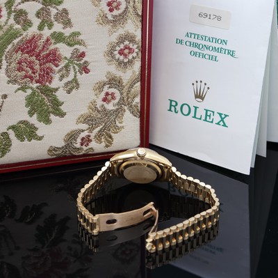 27061413f - ROLEX Damenarmbanduhr Oyster Perpetual Datejust Referenz 69178, Automatik, LC 100, ...