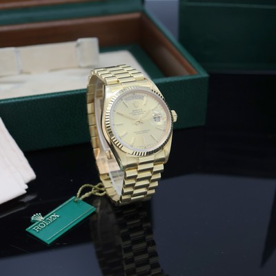 27061414b - ROLEX Herrenarmbanduhr Oyster Perpetual Day- Date Referenz 18038, Automatik, Chronometer ...