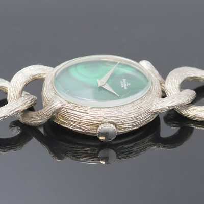 27061443c - BAUME & MERCIER ausgefallene Damenarmbanduhr in 925er Silber, Schweiz um 1965, ...