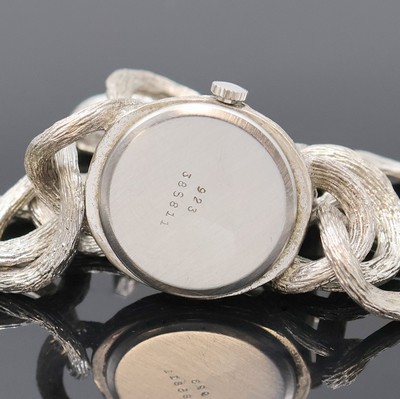 27061443d - BAUME & MERCIER ausgefallene Damenarmbanduhr in 925er Silber, Schweiz um 1965, ...