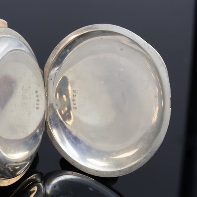 27061495e - UNION HORLOGERE Herrensavonette in Tula- Silber mit Minutenrepetition und Zentralsekunde, ...