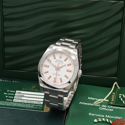 Image ROLEX Oyster Perpetual Milgauss Herrenarmbanduhr Referenz 116400, Schweiz um 2008, ...