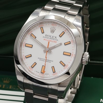 27061573a - ROLEX Oyster Perpetual Milgauss gents wristwatch reference 116400, Switzerland around ...