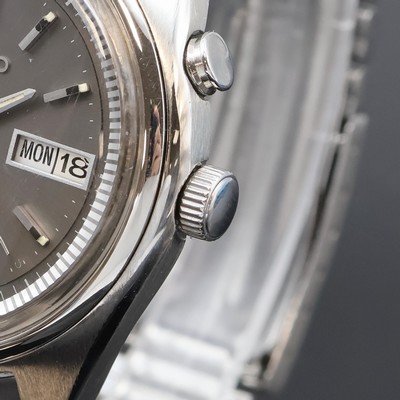 27061576b - SEIKO Bell-Matic Herrenarmbanduhr mit Wecker in Stahl Referenz 4006-7020, Japan um 1970, ...