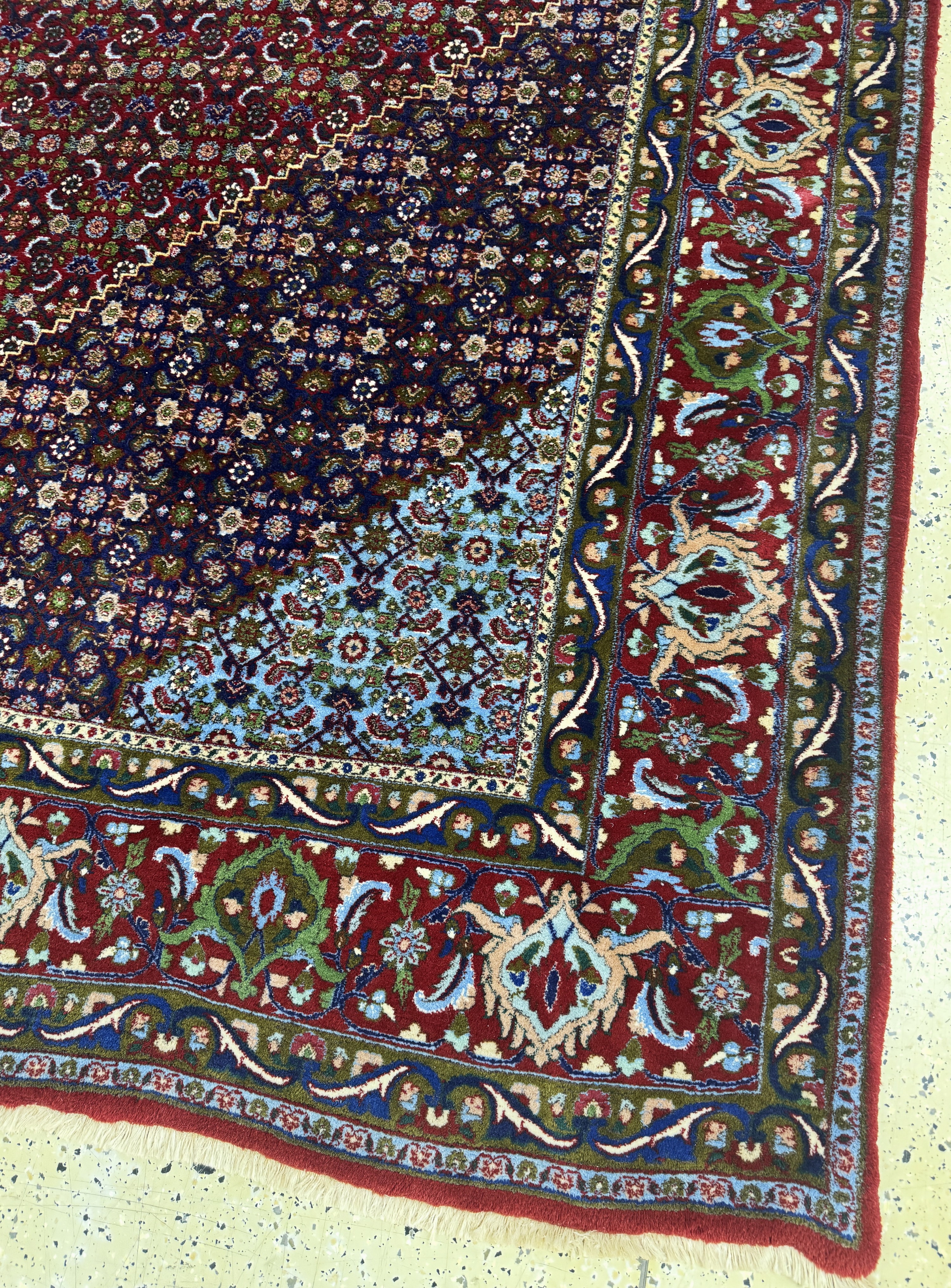 Detail a: Bidjar, Persien, Mitte 20.Jhd, Wolle auf Baumwolle, ca. 395 x 300 cm, EHZ: 2