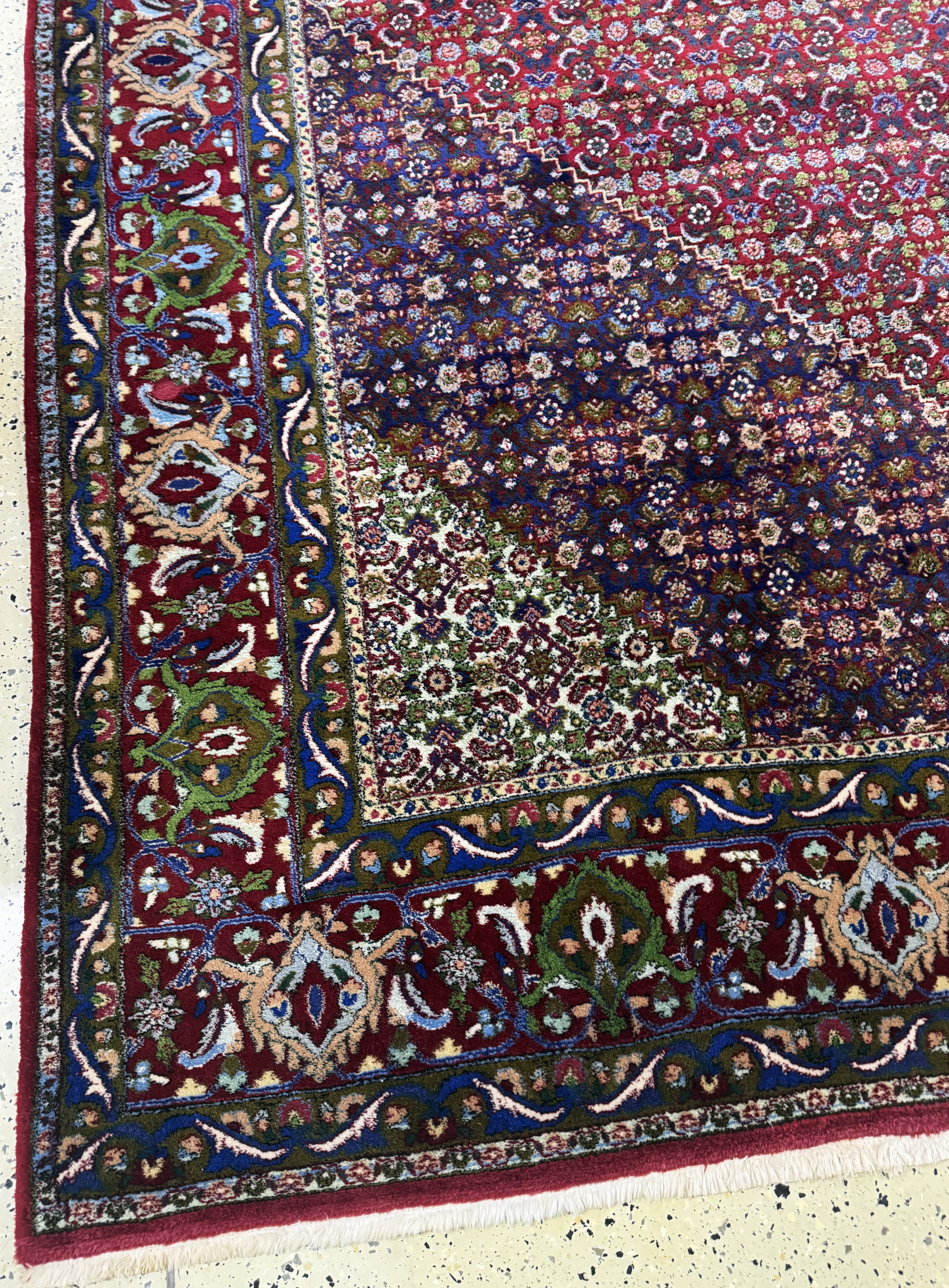 Detail g: Bidjar, Persien, Mitte 20.Jhd, Wolle auf Baumwolle, ca. 395 x 300 cm, EHZ: 2