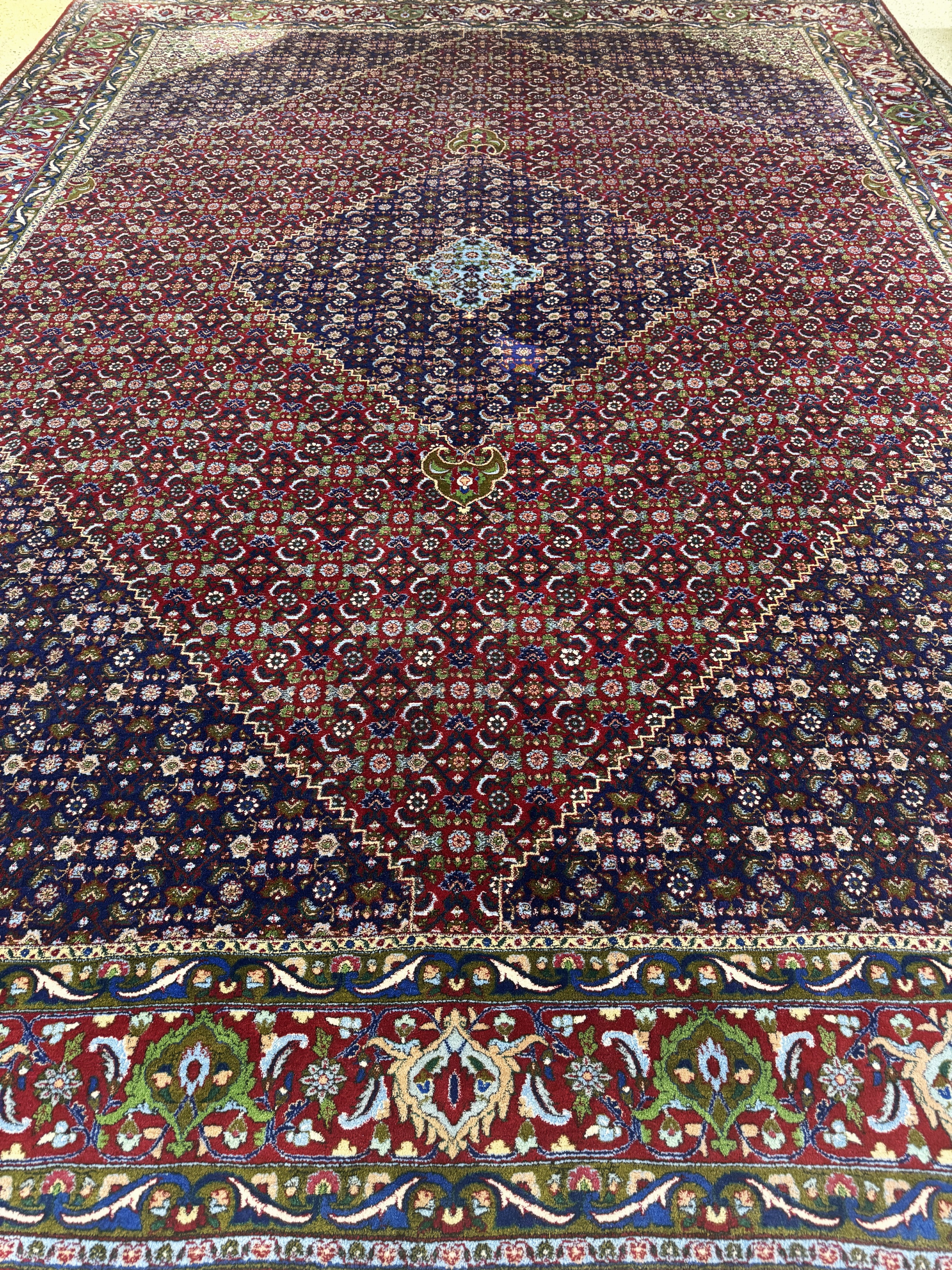 Detail i: Bidjar, Persien, Mitte 20.Jhd, Wolle auf Baumwolle, ca. 395 x 300 cm, EHZ: 2
