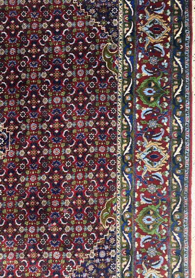 27061643e - Bidjar, Persien, Mitte 20.Jhd, Wolle auf Baumwolle, ca. 395 x 300 cm, EHZ: 2 ...