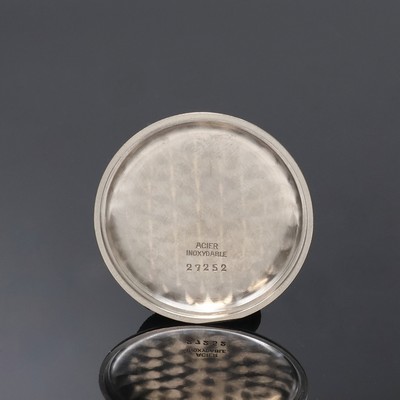 27061644c - Unsigniertes, nahezu neuwertiges Stahlgehäuse mit Zifferblatt für das Kaliber Valjoux ...