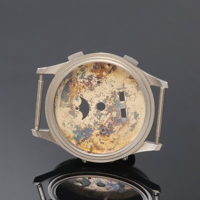 27061644d - Unsigniertes, nahezu neuwertiges Stahlgehäuse mit Zifferblatt für das Kaliber Valjoux ...