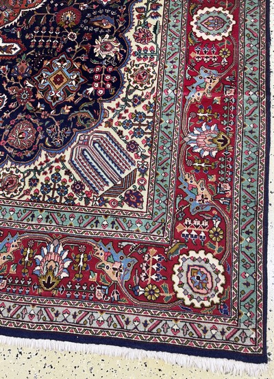 27061660a - Täbriz alt, Persien, Mitte 20.Jhd, Wolle auf Baumwolle, ca. 310 x 203 cm, EHZ: 2 ...