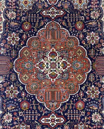 27061660c - Täbriz alt, Persien, Mitte 20.Jhd, Wolle auf Baumwolle, ca. 310 x 203 cm, EHZ: 2 ...