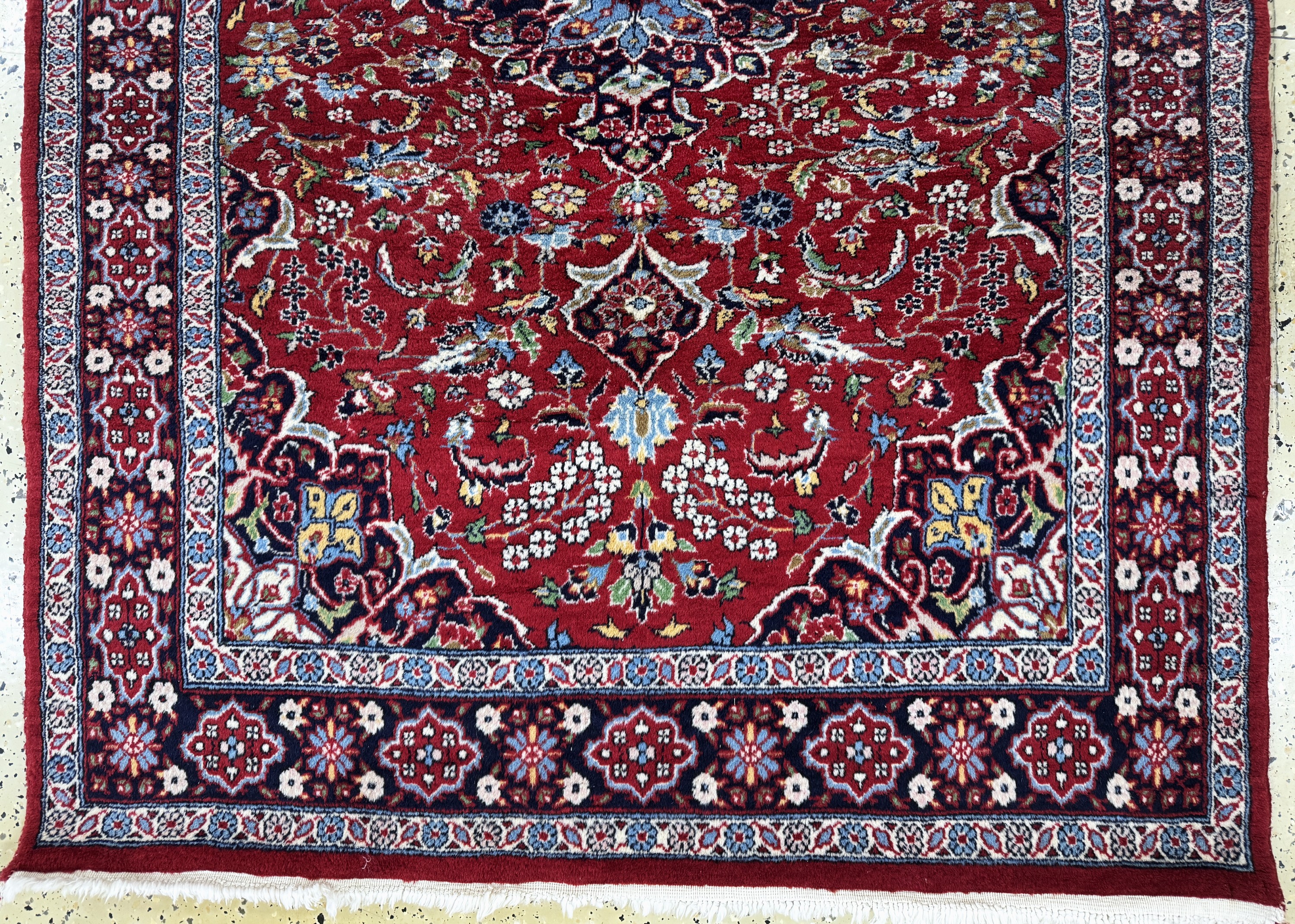 Detail b: 2 Lots Lahor, Pakistan, Mitte 20.Jhd, Wolleauf Baumwolle, ca. 225 x 140 cm & ca. 180 x 125 cm, EHZ: 2