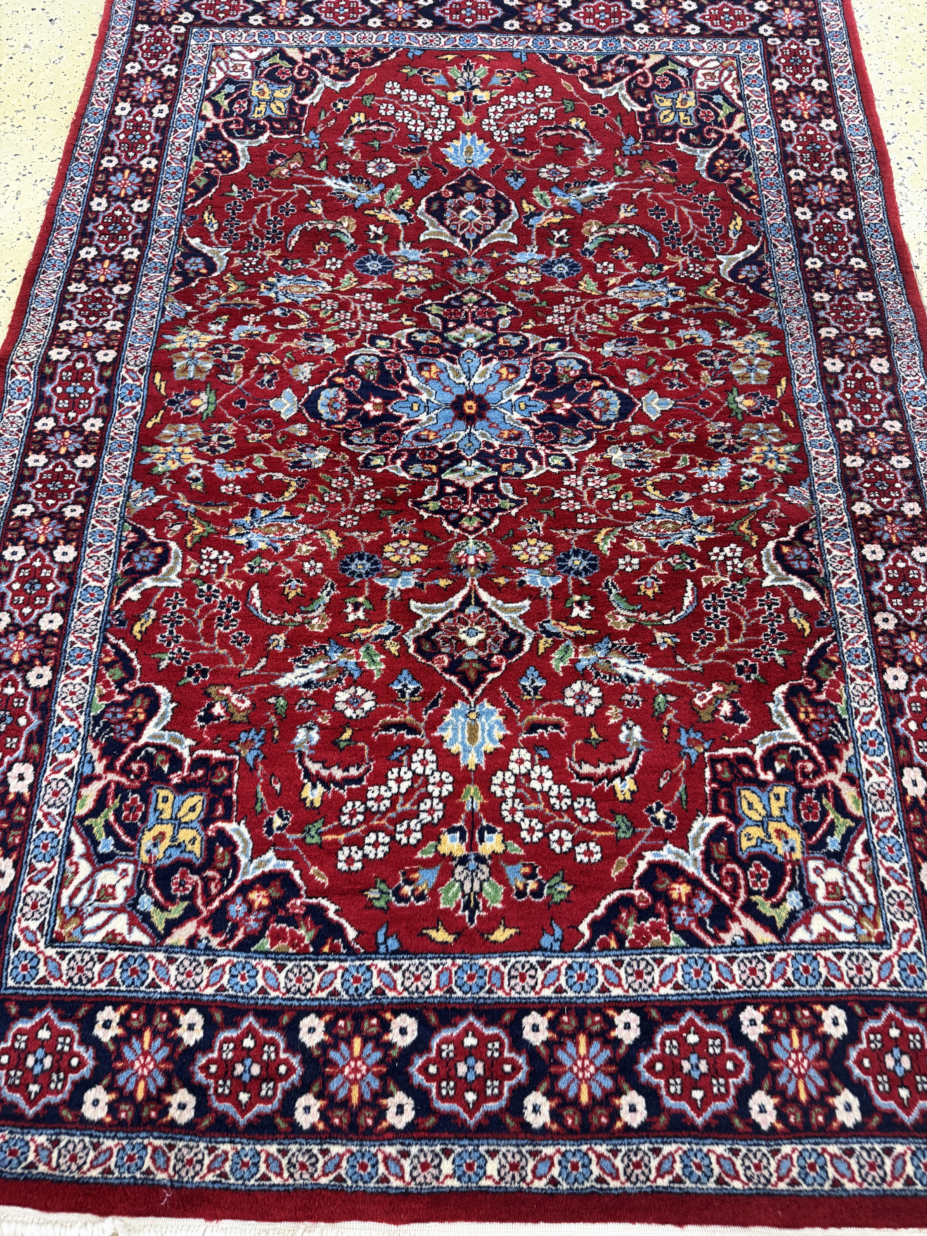Detail c: 2 Lots Lahor, Pakistan, Mitte 20.Jhd, Wolleauf Baumwolle, ca. 225 x 140 cm & ca. 180 x 125 cm, EHZ: 2