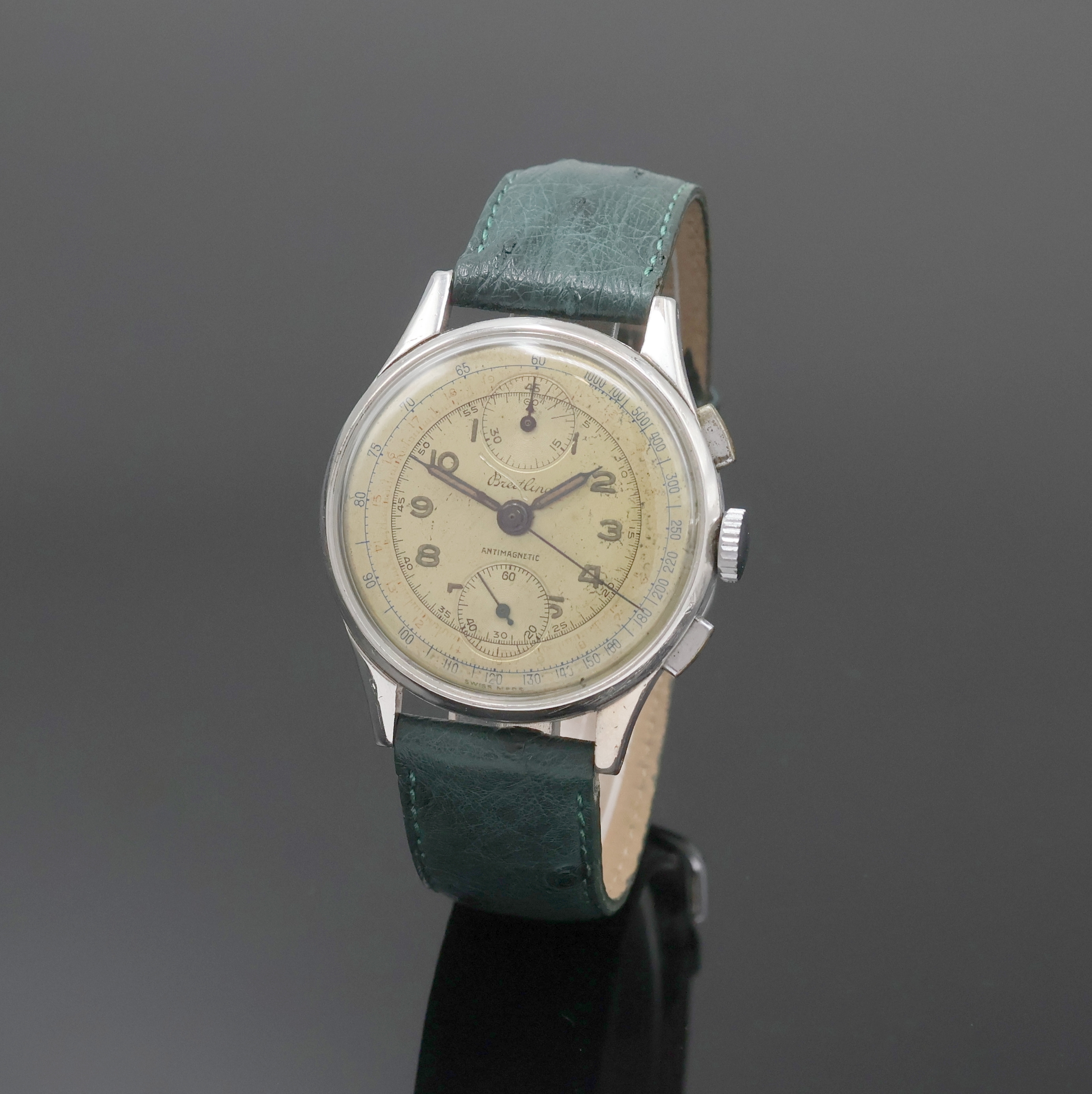 Image 27061932 - BREITLING Armbandchronograph mit Kaliber Venus 170 Referenz 178, Schweiz um 1945, ...