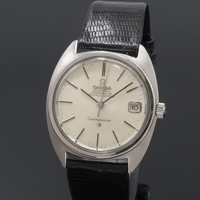 27061927a - OMEGA Constellation Chronometer Armbanduhr in Stahl Referenz 168017, Schweiz um 1967, ...