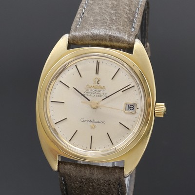 27061955a - OMEGA Constellation Chronometer Herrenarmbanduhr mit Goldhaube Referenz 168.017, Schweiz ...