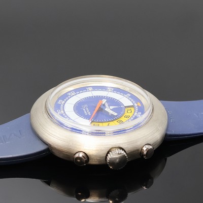 27061974b - MEMOSAIL Regatta-Chronograph im verchromten Gehäuse, Schweiz um 1975, Handaufzug, orig. ...