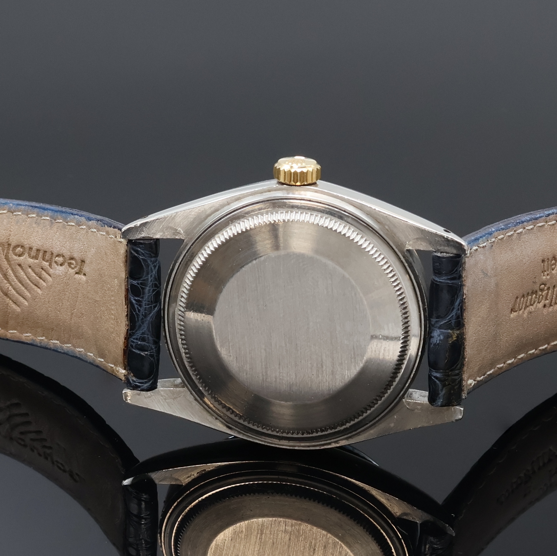 Detail c: ROLEX Oyster Perpetual Datejust Herrenarmbanduhr Referenz 16013, Schweiz um 1979, Automatik, Chronometer der Superlative in Edelstahl/Gold ...