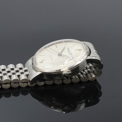 27062060b - IWC Herrenarmbanduhr in Stahl mit Kaliber 853, Schweiz um 1962, Automatik, neutr. ...