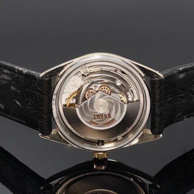 27062078d - TUDOR Oysterdate gents wristwatch with gold cap, Switzerland around 1960, self winding, ...