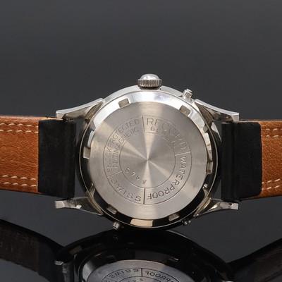 27062083d - RECORD WATCH Datofix Herrenarmbanduhr mit Vollkalender und Mondphase, Schweiz 1940er ...