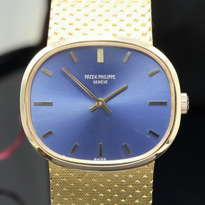 27062091b - PATEK PHILIPPE Ellipse Armbanduhr in GG 750/000 Referenz 3545/1, Schweiz verk. lt. beil. ...