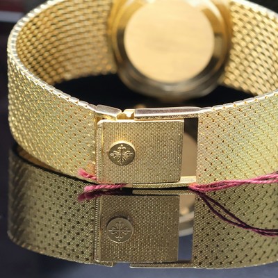 27062091d - PATEK PHILIPPE Ellipse Armbanduhr in GG 750/000 Referenz 3545/1, Schweiz verk. lt. beil. ...