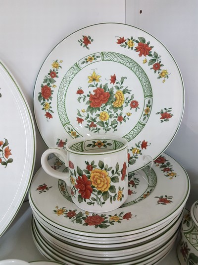 27062096e - Frühstückservice, Villeroy & Boch ´Summerday´, Kanne, Zuckerdose (Deckel geklebt), ...