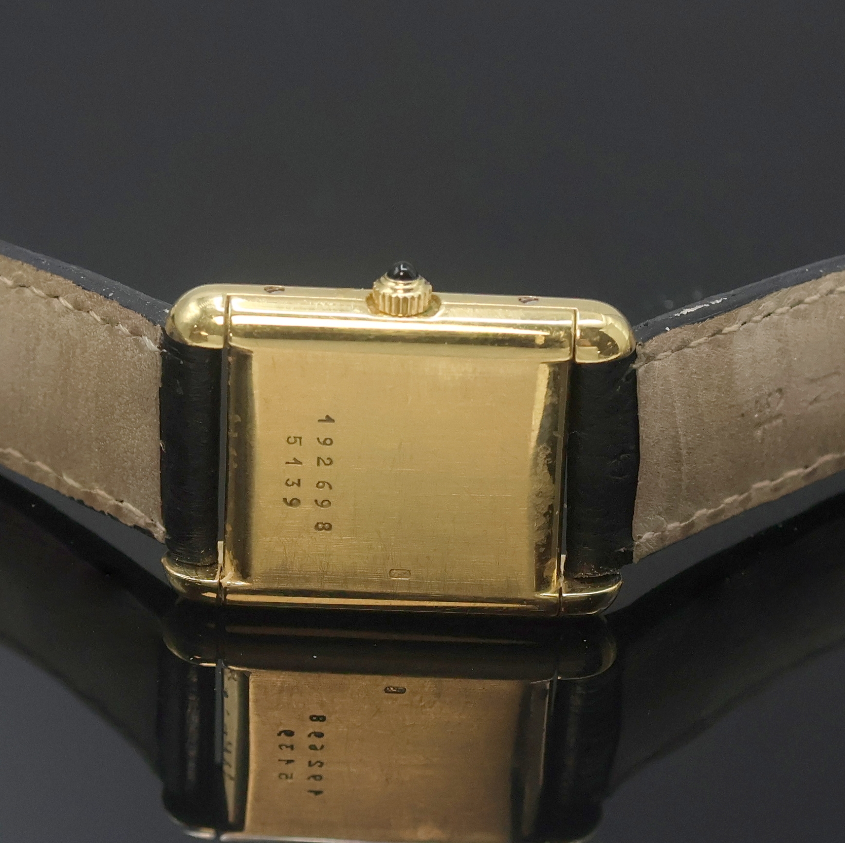 Detail c: CHOPARD Damenarmbanduhr in GG 750/000 Referenz 5139, Schweiz um 1985, quarz, Geh. seitl. 4-fach verschr., Schmuckkrone, weißes Zifferbl. m. röm. ...