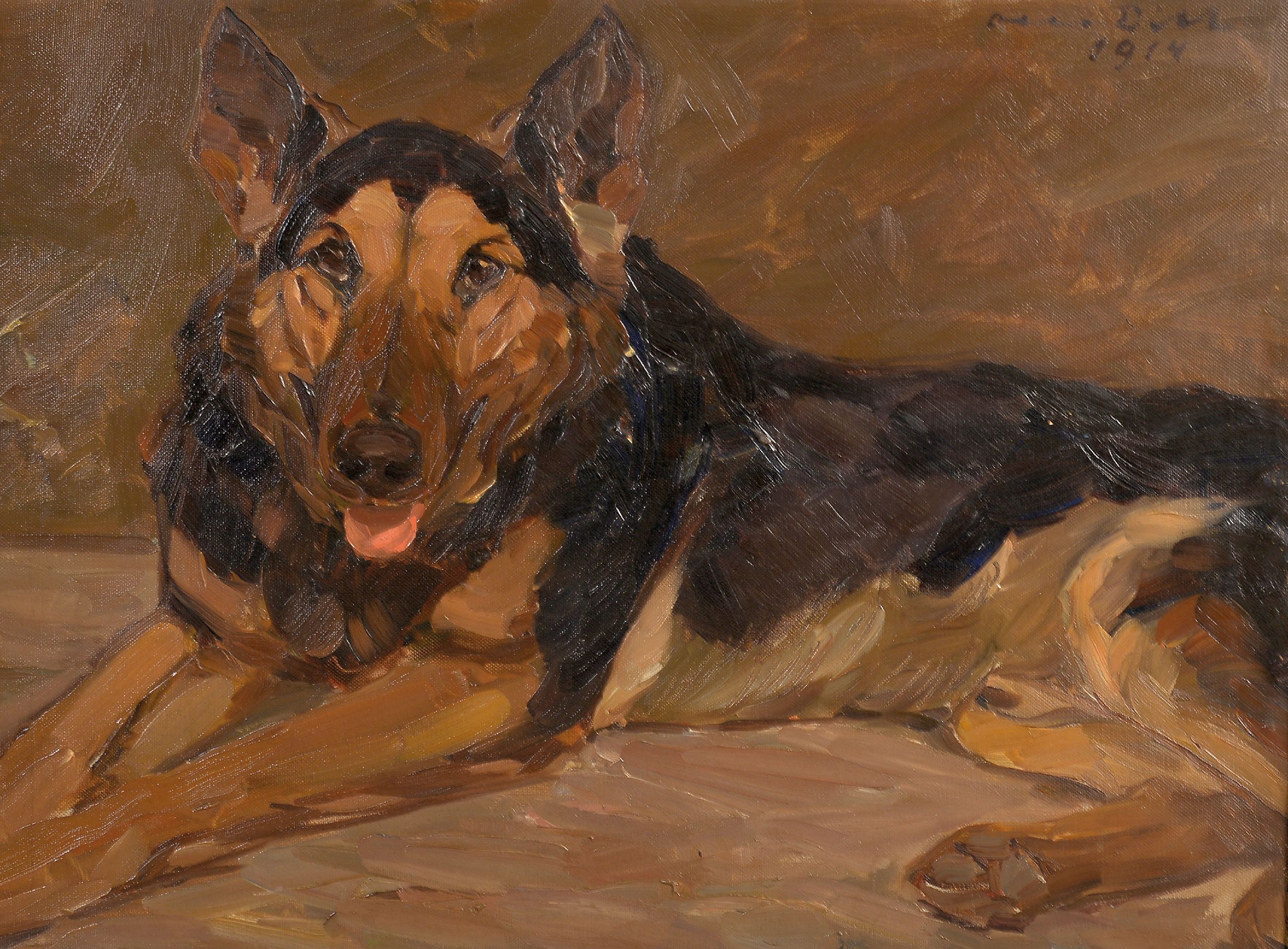 Image 27062112 - Otto Dill, 1884 Neustadt/Wstr.-1957 Bad Dürkheim, Bildnis eines ruhenden ...