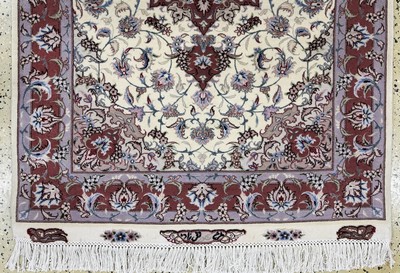 27062105b - Täbriz fein(50 Raj) signiert, Persien, Ende20.Jhd, Korkwolle mit Seide, ca. 149 x 104 ...