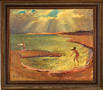 27062107k - Wilhelm Hempfing, 1886 Schönau - 1948 Karlsruhe, Studium an der Akademie Karlsruhe, ...