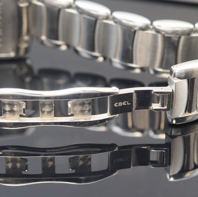 27062108c - EBEL Brasilia Damenarmbanduhr mit Diamanten Referenz 9976M2S, quarz, Edelstahlgeh. inkl. ...