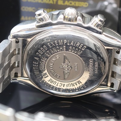 27062118e - BREITLING Armbandchronograph Chronomat Blackbird Referenz A4436010, Automatik, ...