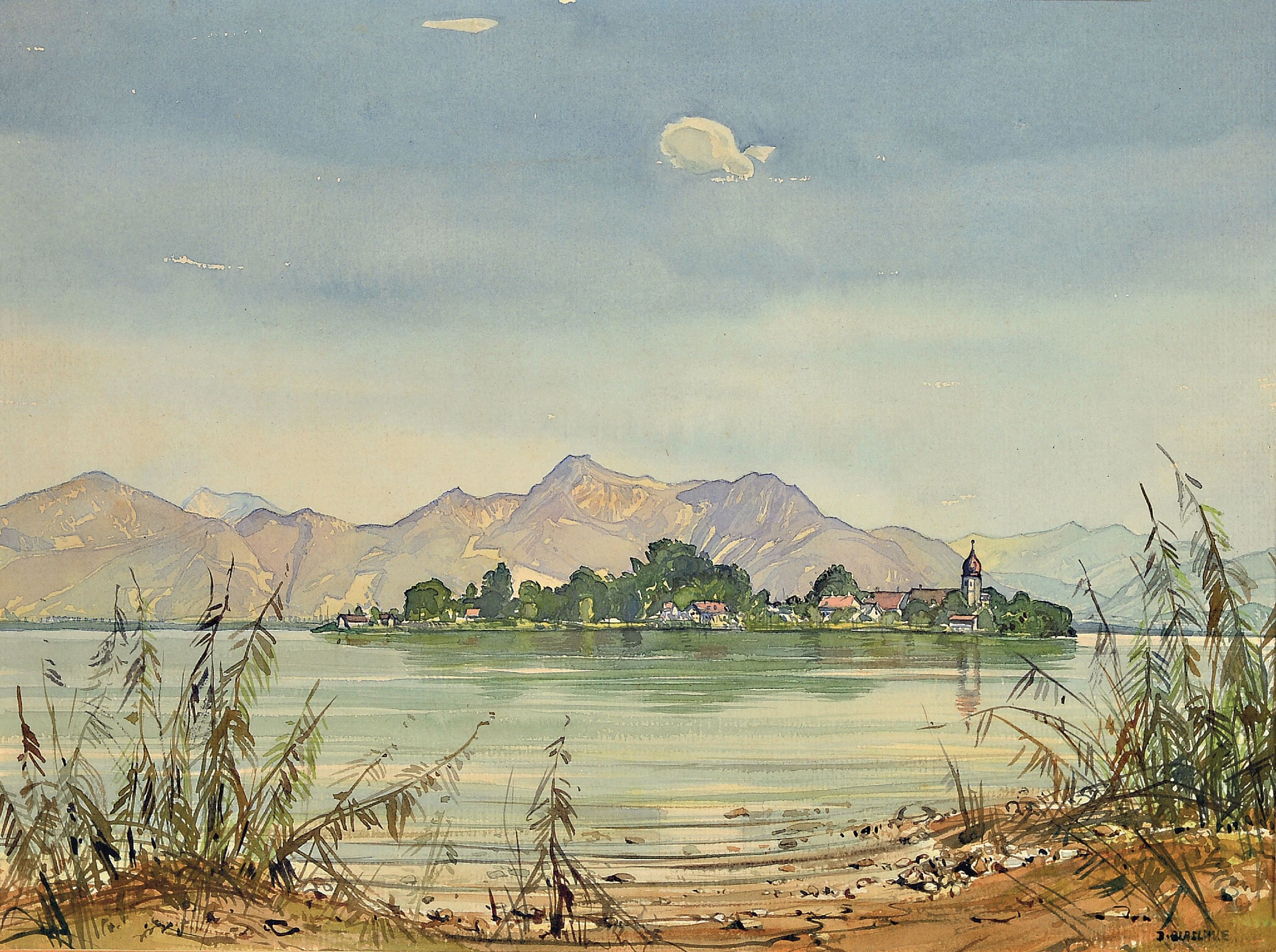 Image 27062252 - Franz Josef Blaschke, 1916 Bad Salzungen-1984 Sinnersdorf, Aquarell auf Papier, ...