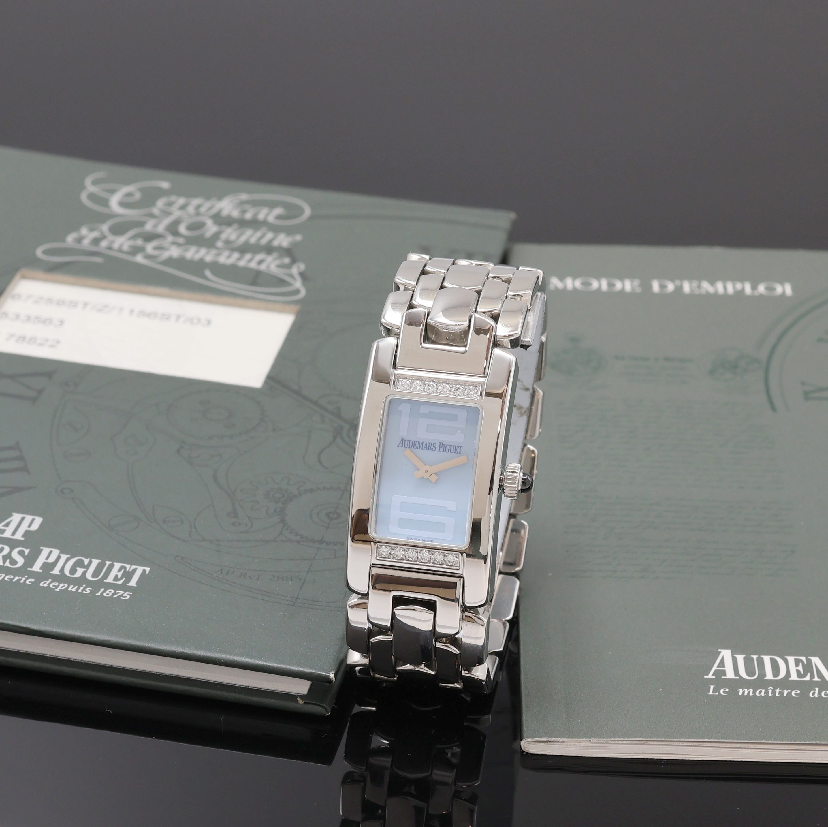 Image 27062253 - AUDEMARS PIGUET Promesse Damenarmbanduhr Referenz 67259ST/Z/1156ST/03, quarz, ...